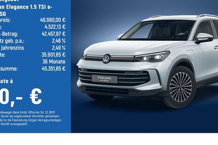 VW Tiguan 3.150 km 46.980 &euro; Braunschweig 38124