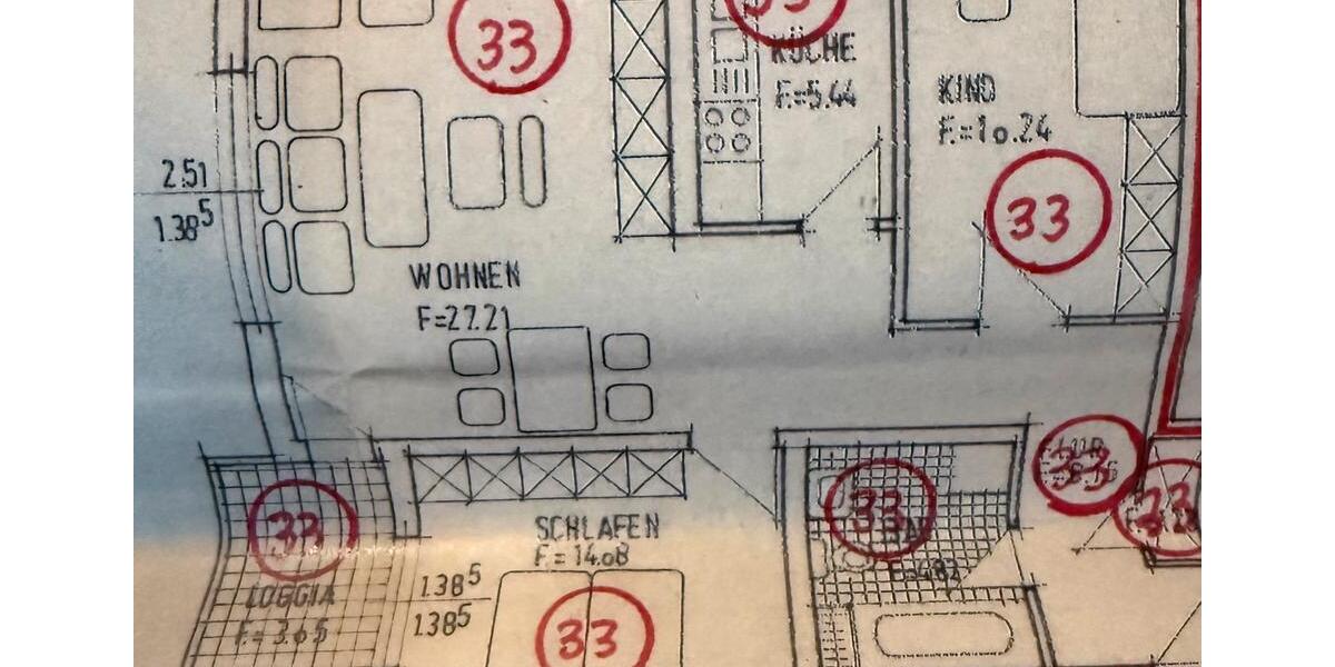 Etagenwohnung Braunschweig Wabe-Schunter-Beberbach - 3 Zimmer, 74 m&sup2;, 850&euro; | Angebot:24651141