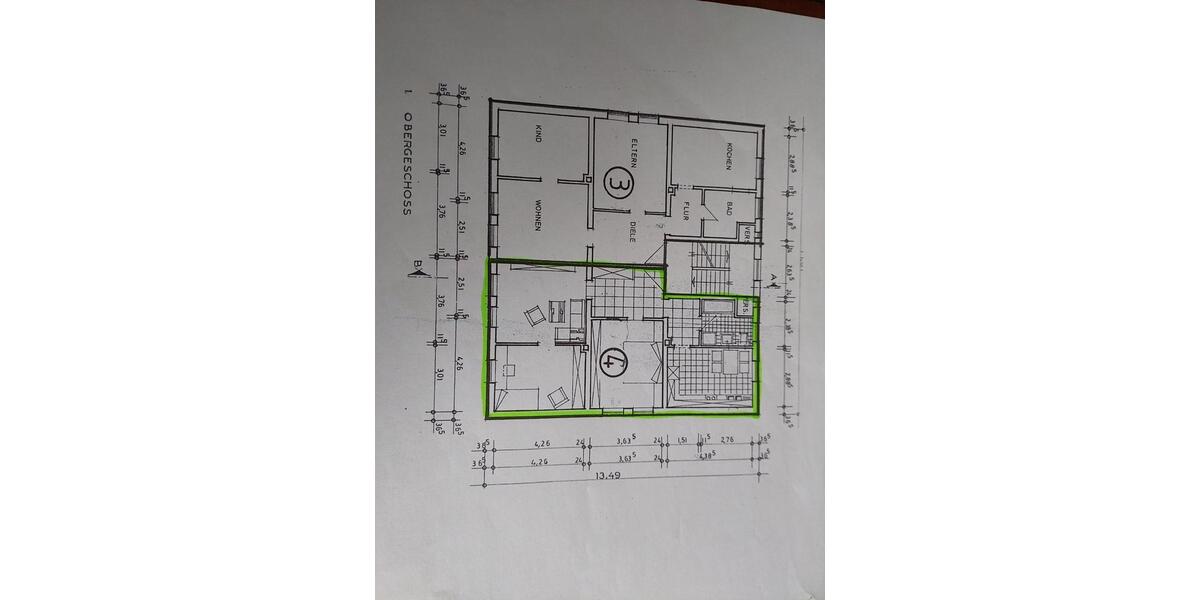 Etagenwohnung Braunschweig Lehndorf-Watenbüttel - 2.5 Zimmer, 76 m&sup2;, 175.000&euro; | Angebot:24744753