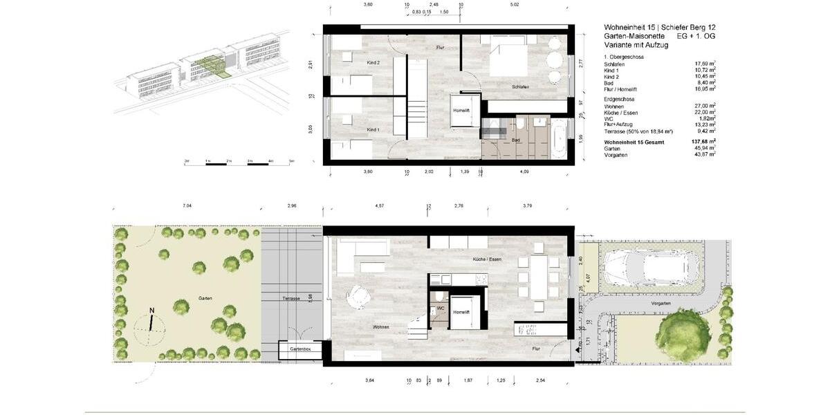 Maisonettenwohnung Braunschweig Heidberg-Melverode - 5 Zimmer, 138 m&sup2;, 615.000&euro; | Angebot:25976856