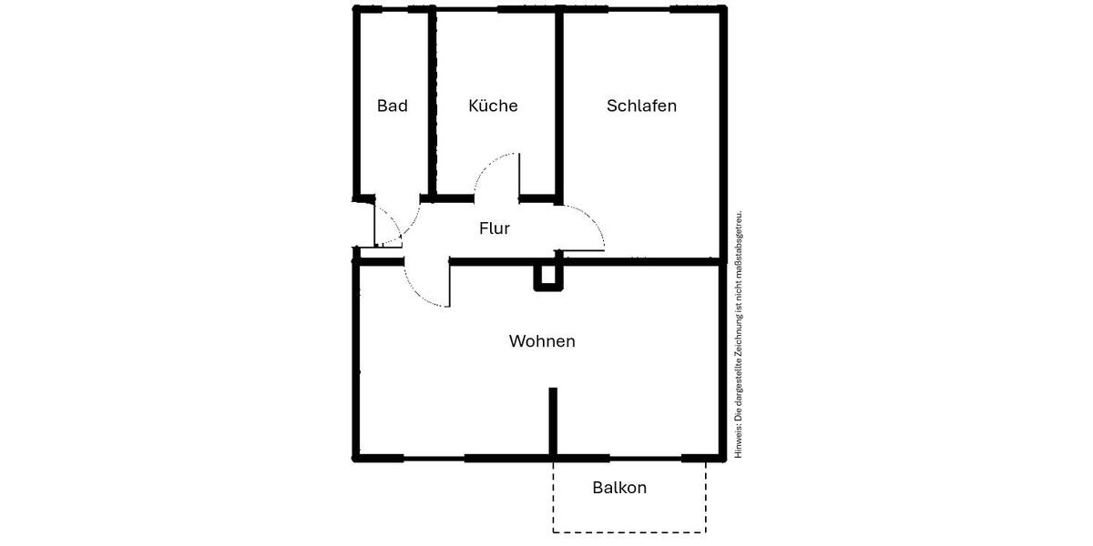 Etagenwohnung Braunschweig Wabe-Schunter-Beberbach - 2 Zimmer, 63 m&sup2;, 220.000&euro; | Angebot:26649027