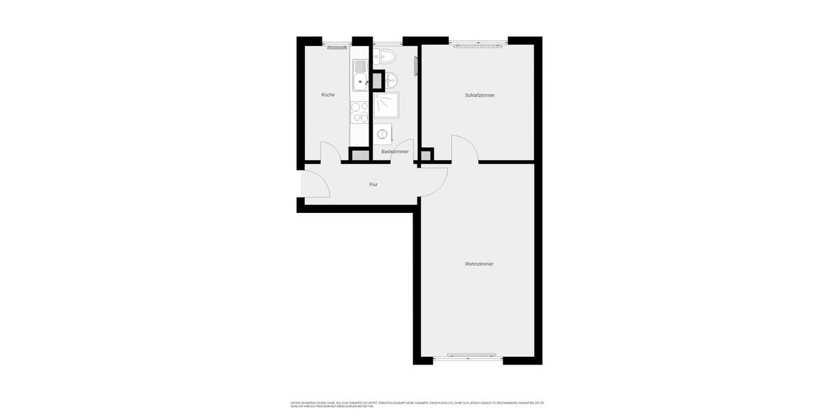 Etagenwohnung Osterwieck - 2 Zimmer, 45 m&sup2;, 180&euro; | Angebot:26334840