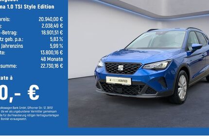 Seat Arona 27.500 km 20.940 &euro; Braunschweig 38114