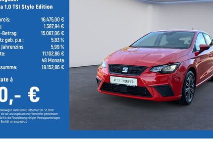 Seat Ibiza 34.000 km 16.475 &euro; Braunschweig 38114