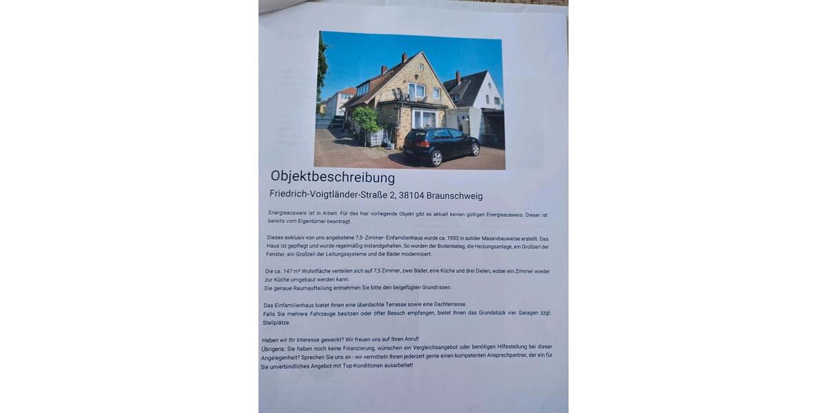 Einfamilienhaus Braunschweig Wabe-Schunter-Beberbach - 7 Zimmer, 147 m&sup2;, 499.000&euro; | Angebot:26088870