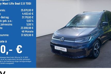VW Caddy Maxi 19.200 km 35.670 &euro; Braunschweig 38124