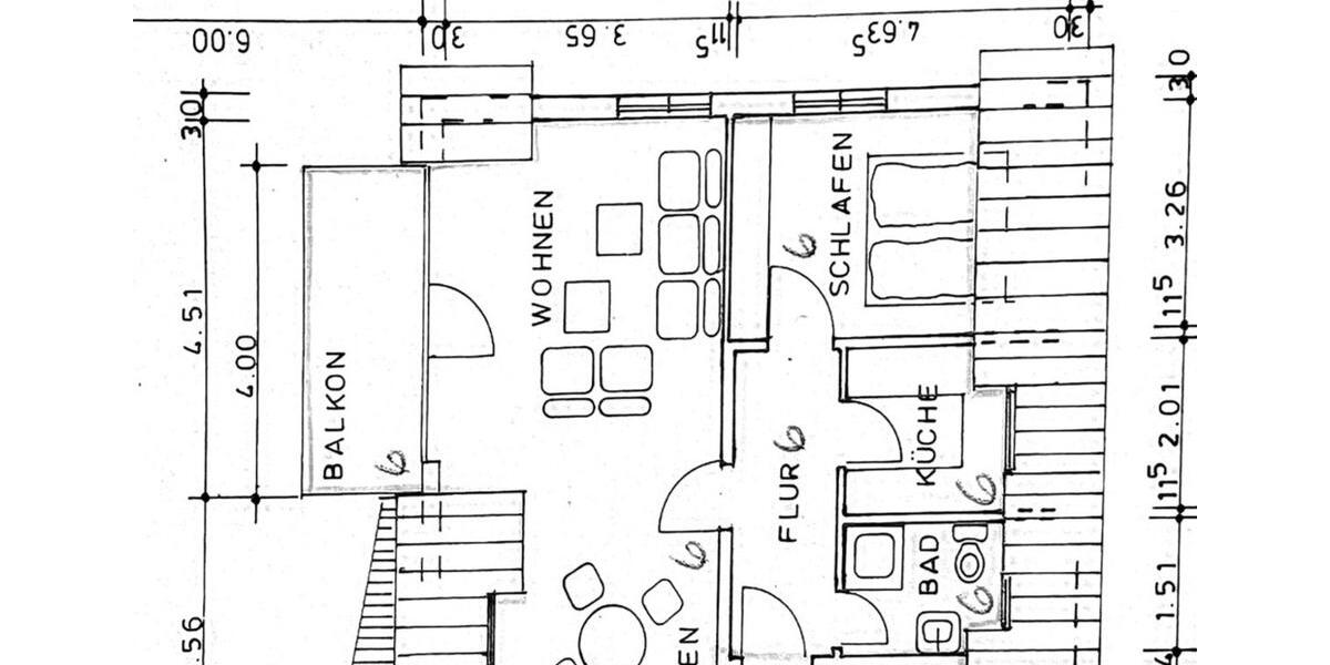 Dachgeschoßwohnung Braunschweig Wabe-Schunter-Beberbach - 2 Zimmer, 48 m&sup2;, 149.000&euro; | Angebot:27167663