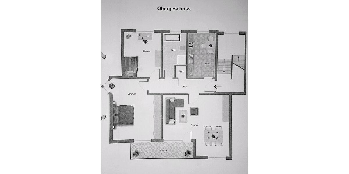 Etagenwohnung Vechelde - 3 Zimmer, 84 m&sup2;, 706&euro; | Angebot:25865609