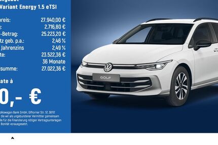 VW Golf 9.418 km 27.940 &euro; Wolfenbüttel 38304