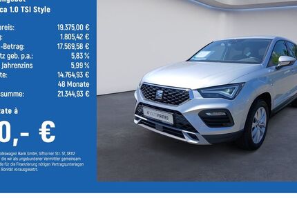 Seat Ateca 39.350 km 19.375 &euro; Braunschweig 38114
