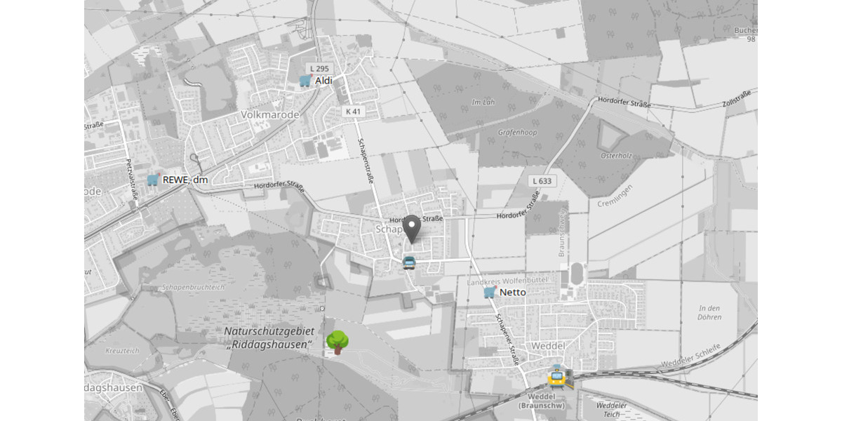 Etagenwohnung Braunschweig Wabe-Schunter-Beberbach - 1 Zimmer, 31 m&sup2;, 350&euro; | Angebot:25919877