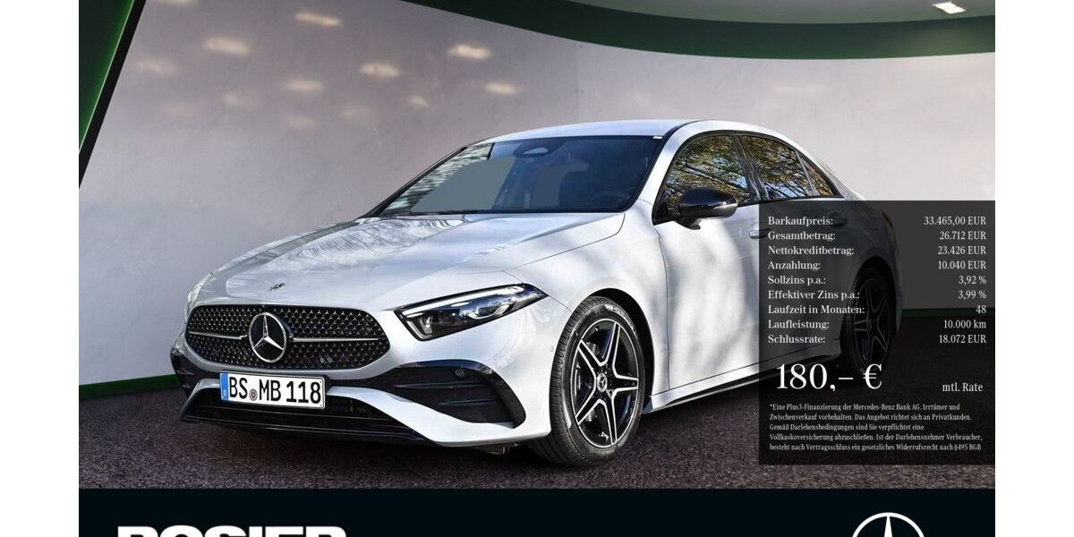 Mercedes-Benz A 180 14.500 km 33.465 &euro; Braunschweig 38122