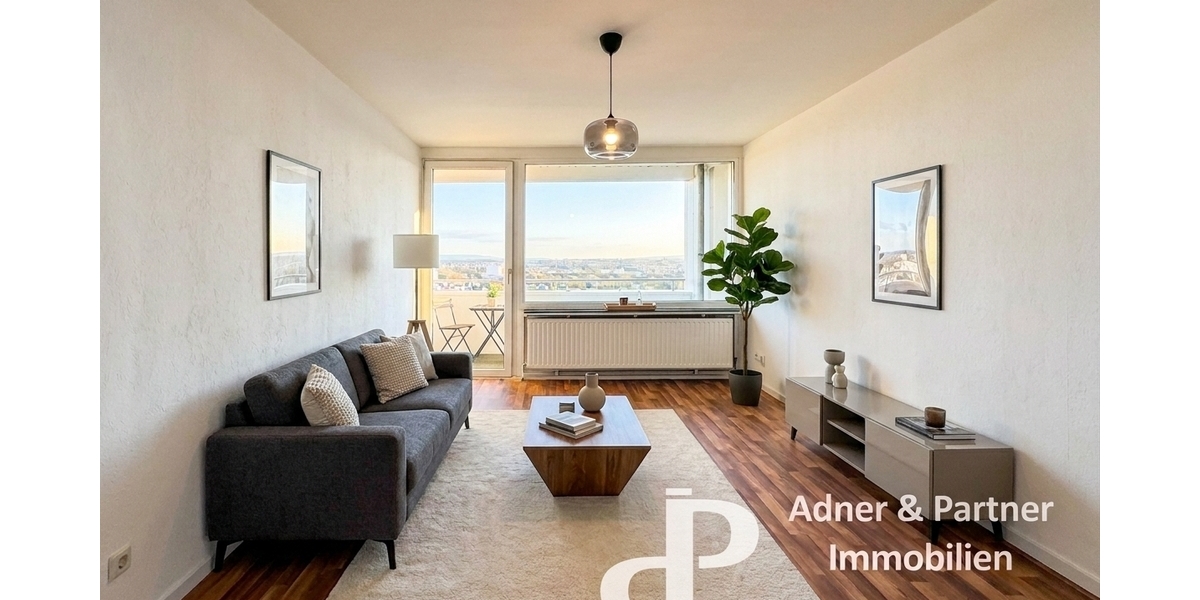 **LEBEN IM HÖCHSTEN WOHNHAUS BRAUNSCHWEIGS - MIT BALKON UND SEEBLICK** - Appartement Braunschweig Lehndorf-Watenbüttel | Angebot:27329111