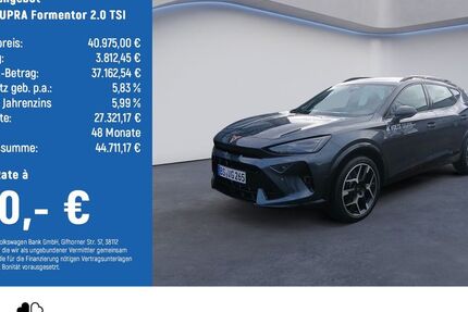 Cupra Formentor 8.500 km 40.975 &euro; Braunschweig 38114