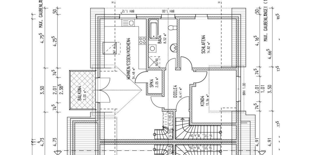 Maisonettenwohnung Lengede - 4 Zimmer, 105 m&sup2;, 1.250&euro; | Angebot:25930738