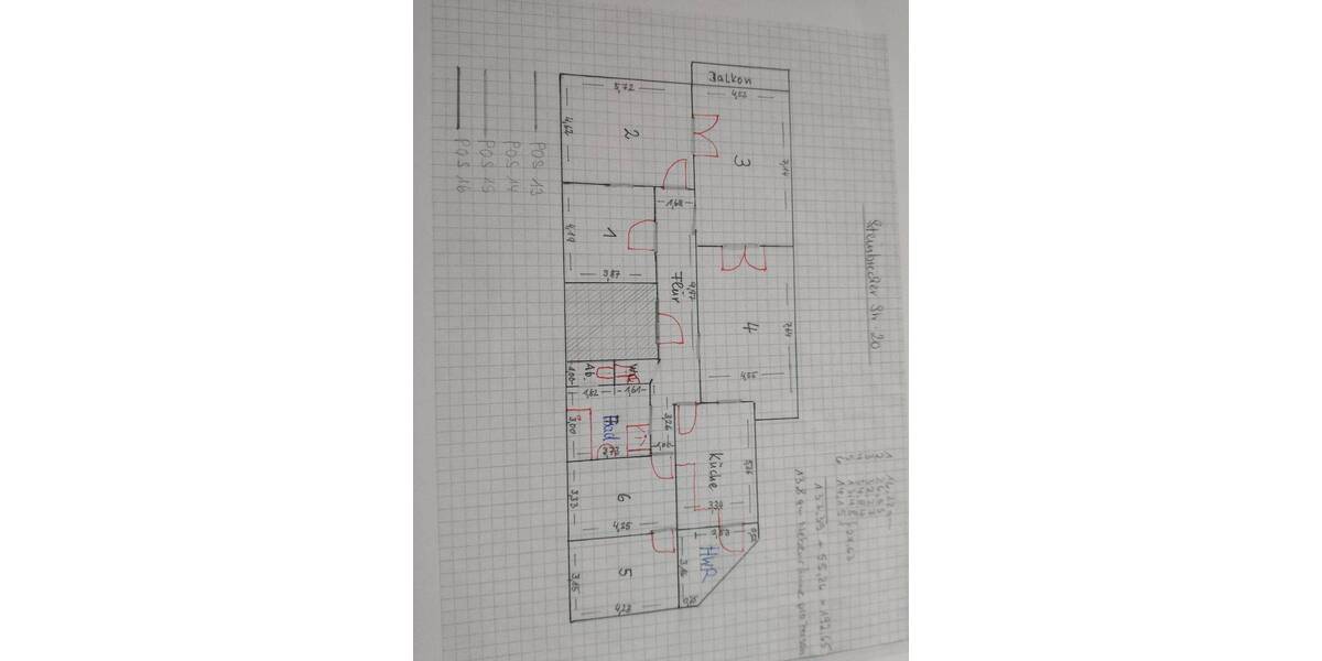 Etagenwohnung Braunschweig Nordstadt - 6 Zimmer, 184 m&sup2;, 1.980&euro; | Angebot:26208246
