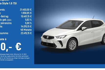 Seat Ibiza 5.522 km 21.450 &euro; Braunschweig 38122