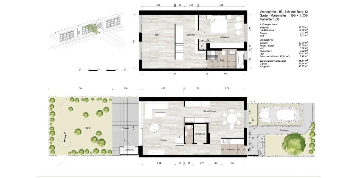 Maisonettenwohnung Braunschweig Heidberg-Melverode - 5 Zimmer, 138 m&sup2;, 615.000&euro; | Angebot:25976856