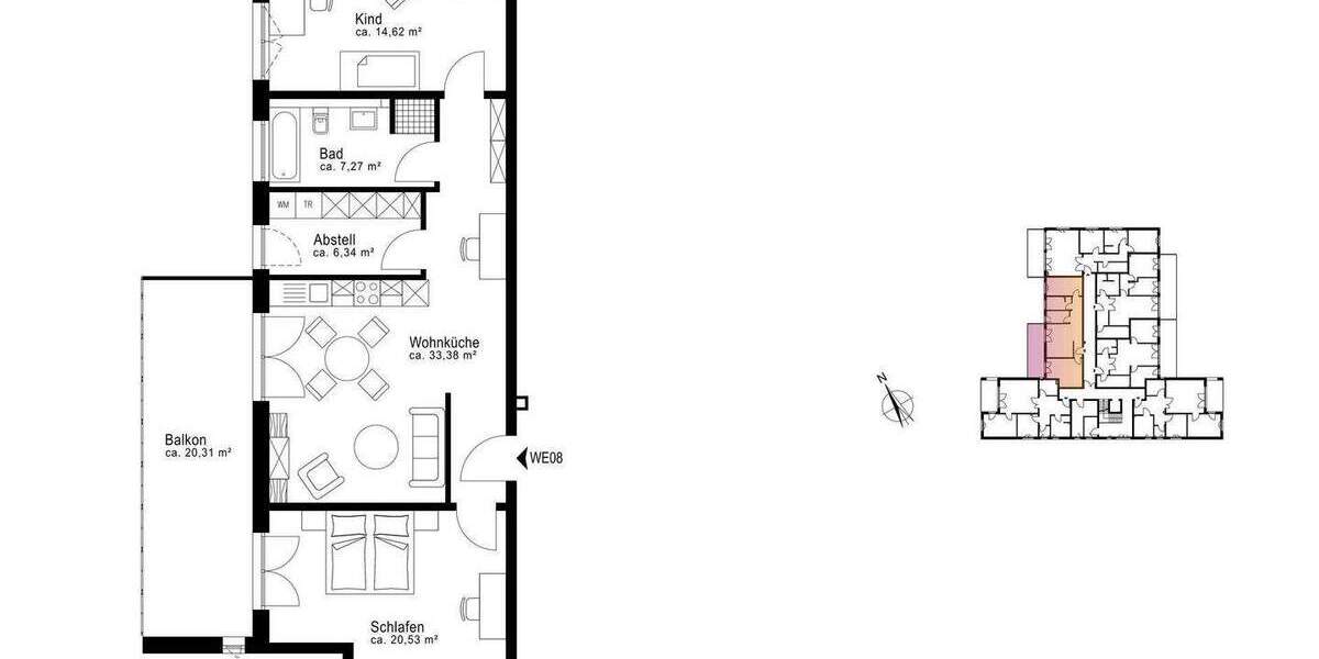 Etagenwohnung Wolfenbüttel Stadtgebiet - 3 Zimmer, 92 m&sup2;, 420.000&euro; | Angebot:25797393