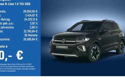 VW T-Cross 10.650 km 26.650 &euro; Braunschweig 38124