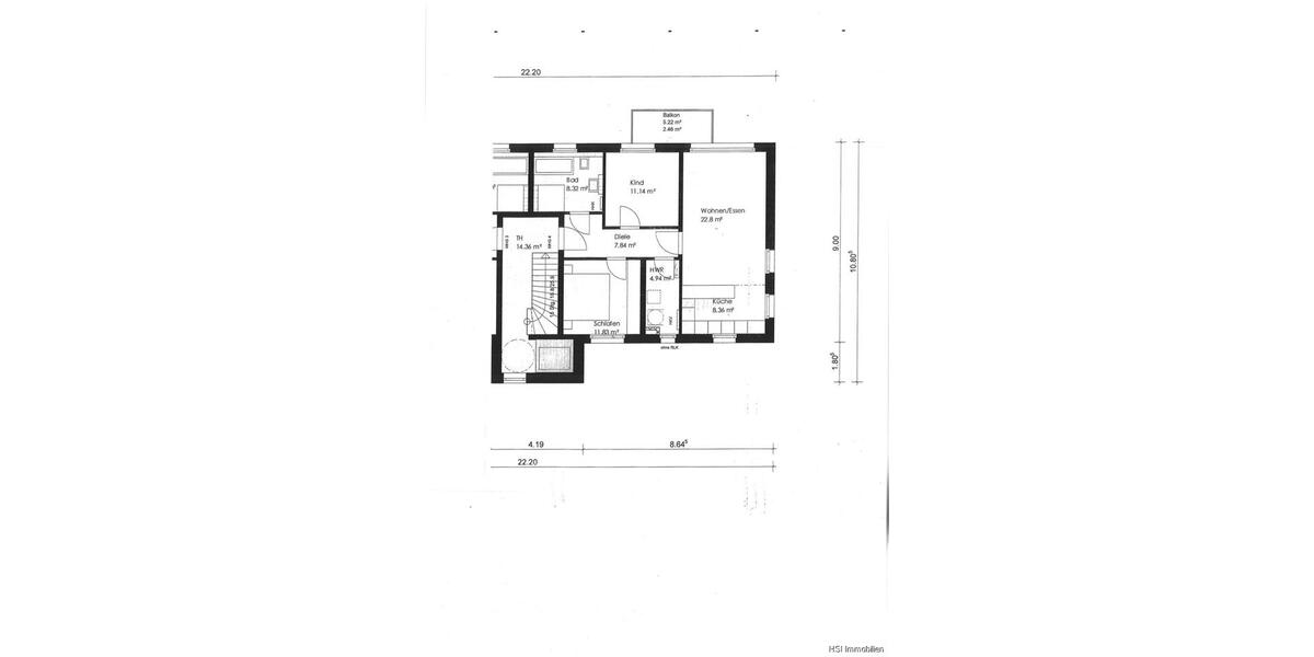 Etagenwohnung Lengede - 3 Zimmer, 80 m&sup2;, 1.060&euro; | Angebot:26365623