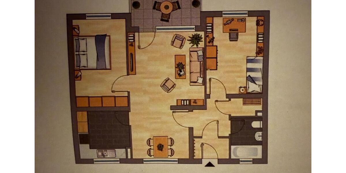 Etagenwohnung Braunschweig Timmerlah-Geitelde-Stiddien - 3 Zimmer, 71 m&sup2;, 619&euro; | Angebot:25640698