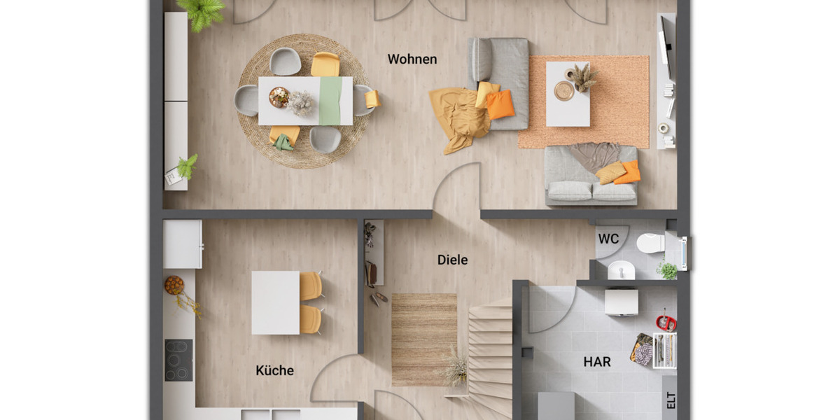 Einfamilienhaus Dettum Hachum - 5 Zimmer, 144 m&sup2;, 341.190&euro; | Angebot:25678184