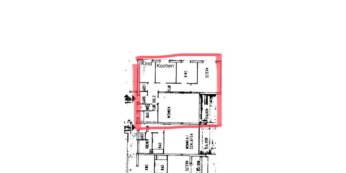 Etagenwohnung Salzgitter - 4 Zimmer, 105 m&sup2;, 240.000&euro; | Angebot:25300936