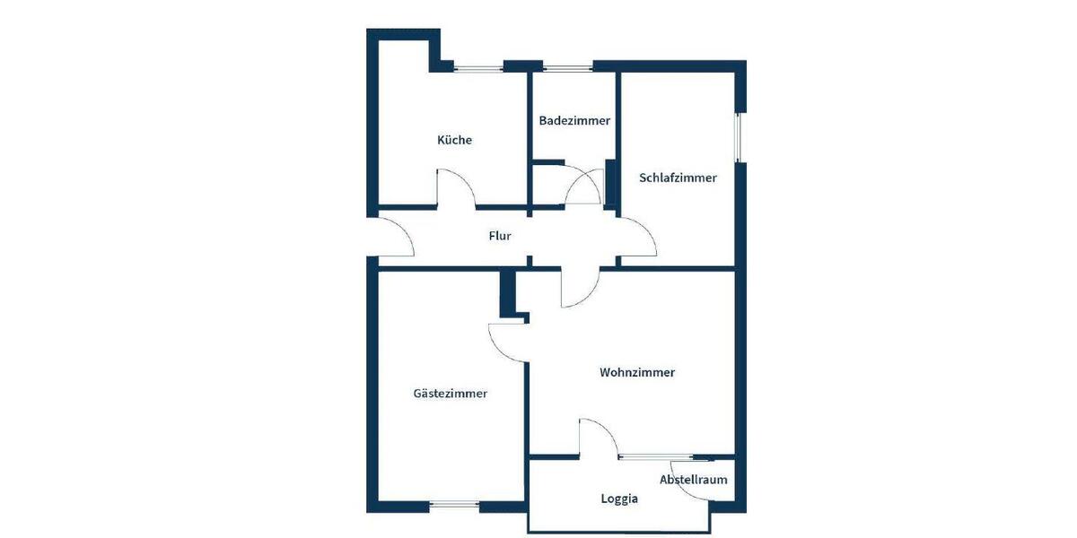Etagenwohnung Salzgitter - 3 Zimmer, 66 m&sup2;, 545&euro; | Angebot:26051399