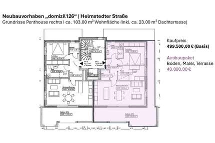 Wohnung Niedersachsen - Braunschweig Braunschweig - 3 Zimmer, 103 m&sup2;, 499.500&euro; | Angebot:25901239