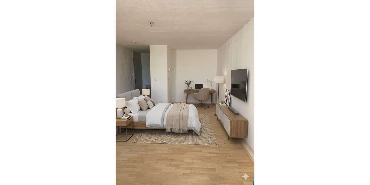 Etagenwohnung Braunschweig Wabe-Schunter-Beberbach - 1 Zimmer, 36 m&sup2;, 400&euro; | Angebot:26071352
