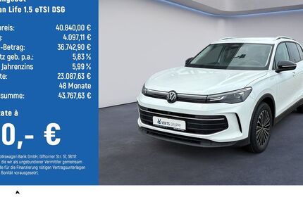 VW Tiguan 1.100 km 40.840 &euro; Wolfenbüttel 38304
