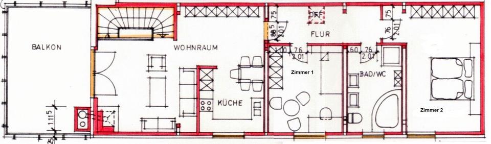 Etagenwohnung Vechelde - 3 Zimmer, 135 m&sup2;, 850&euro; | Angebot:26679475