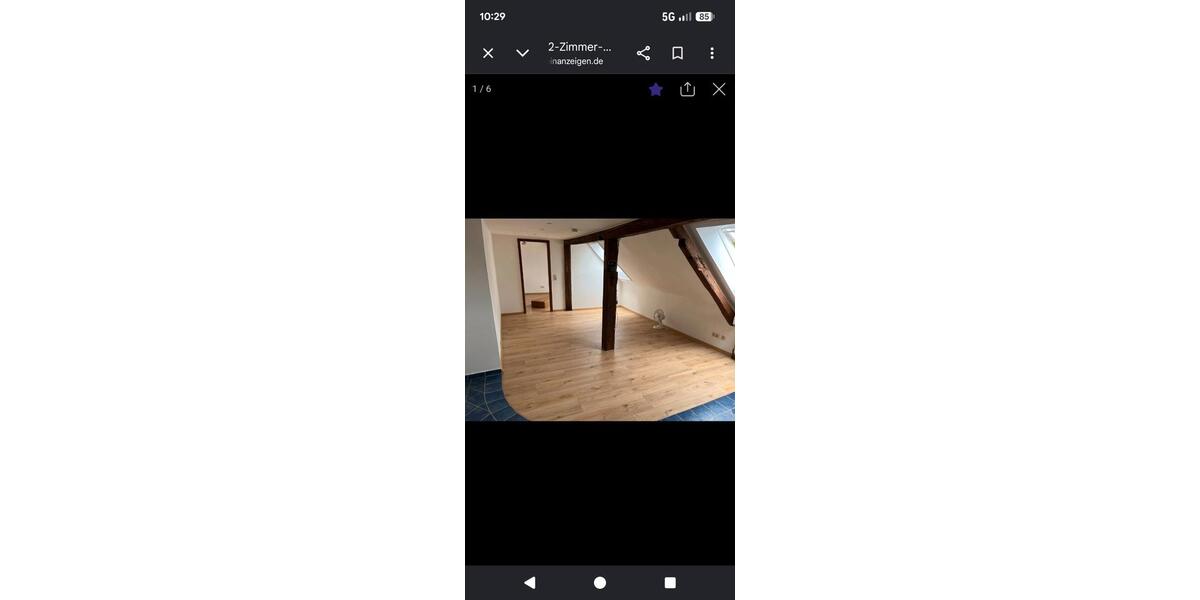 Dachgeschoßwohnung Schladen-Werla Werla - 2 Zimmer, 39 m&sup2;, 360&euro; | Angebot:26645742