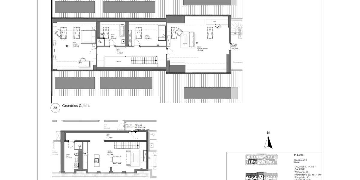 Dachgeschoßwohnung Goslar Jürgenohl - 4 Zimmer, 161 m&sup2;, 1.499&euro; | Angebot:24459342