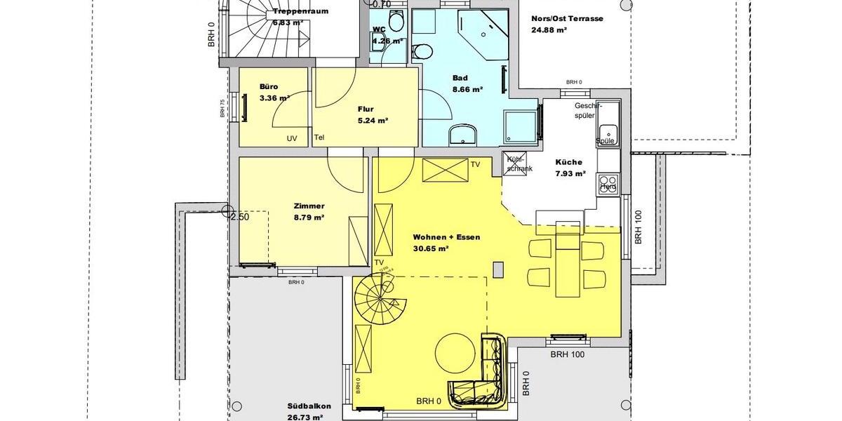 Maisonettenwohnung Goslar Jürgenohl - 3 Zimmer, 110 m&sup2;, 1.100&euro; | Angebot:25916821