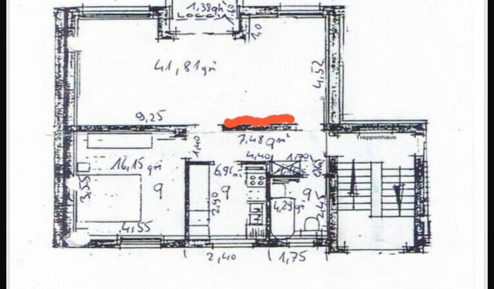 Etagenwohnung Goslar Jürgenohl - 2 Zimmer, 80 m&sup2;, 690&euro; | Angebot:26660631