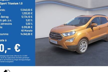 Ford EcoSport 26.900 km 13.940 &euro; Braunschweig 38114