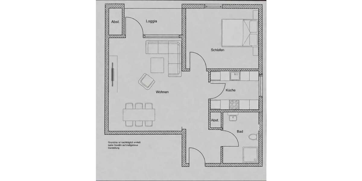 Etagenwohnung Braunschweig Timmerlah-Geitelde-Stiddien - 2 Zimmer, 63 m&sup2;, 693&euro; | Angebot:26185995