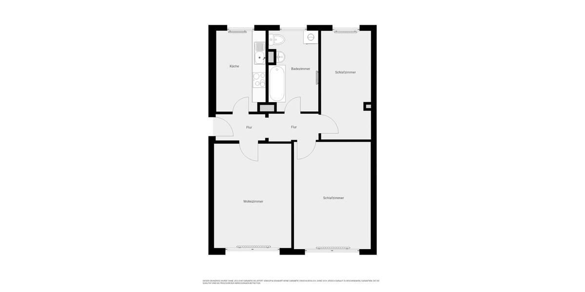 Etagenwohnung Osterwieck - 4 Zimmer, 75 m&sup2;, 261&euro; | Angebot:21618413