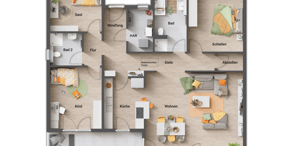 Bungalow Salzgitter Lesse - 5 Zimmer, 133 m&sup2;, 408.850&euro; | Angebot:26694189