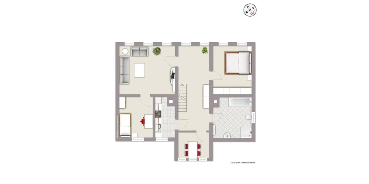 Etagenwohnung Langelsheim - 5.5 Zimmer, 150 m&sup2;, 950&euro; | Angebot:26034362