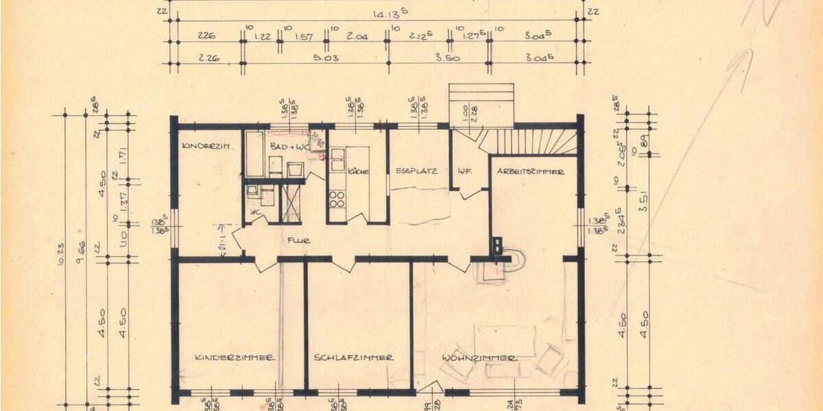 Einfamilienhaus Braunschweig Kanzlerfeld - 5 Zimmer, 135 m&sup2;, 500.000&euro; | Angebot:26117656