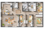 Bungalow Cremlingen Schulenrode - 6 Zimmer, 130 m&sup2;, 401.290&euro; | Angebot:26391211