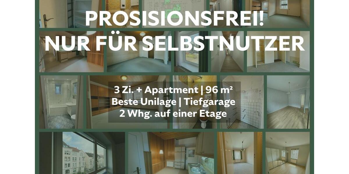Etagenwohnung Braunschweig Nordstadt - 4 Zimmer, 96 m&sup2;, 280.000&euro; | Angebot:26099567