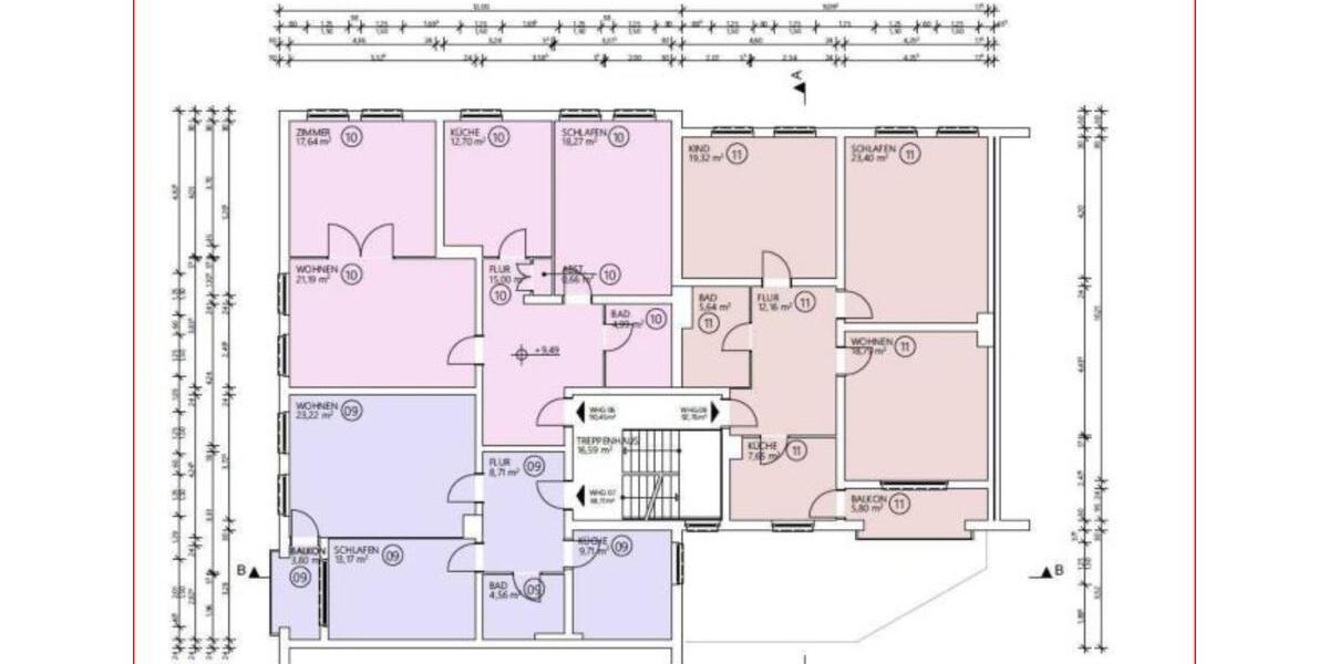 Etagenwohnung Braunschweig - 3 Zimmer, 90 m&sup2;, 810&euro; | Angebot:25420087