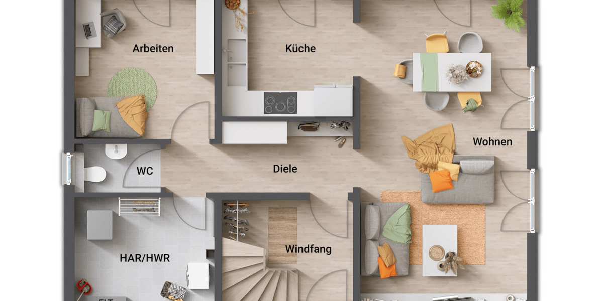 Einfamilienhaus Evessen Hachum - 5 Zimmer, 142 m&sup2;, 339.750&euro; | Angebot:26703328