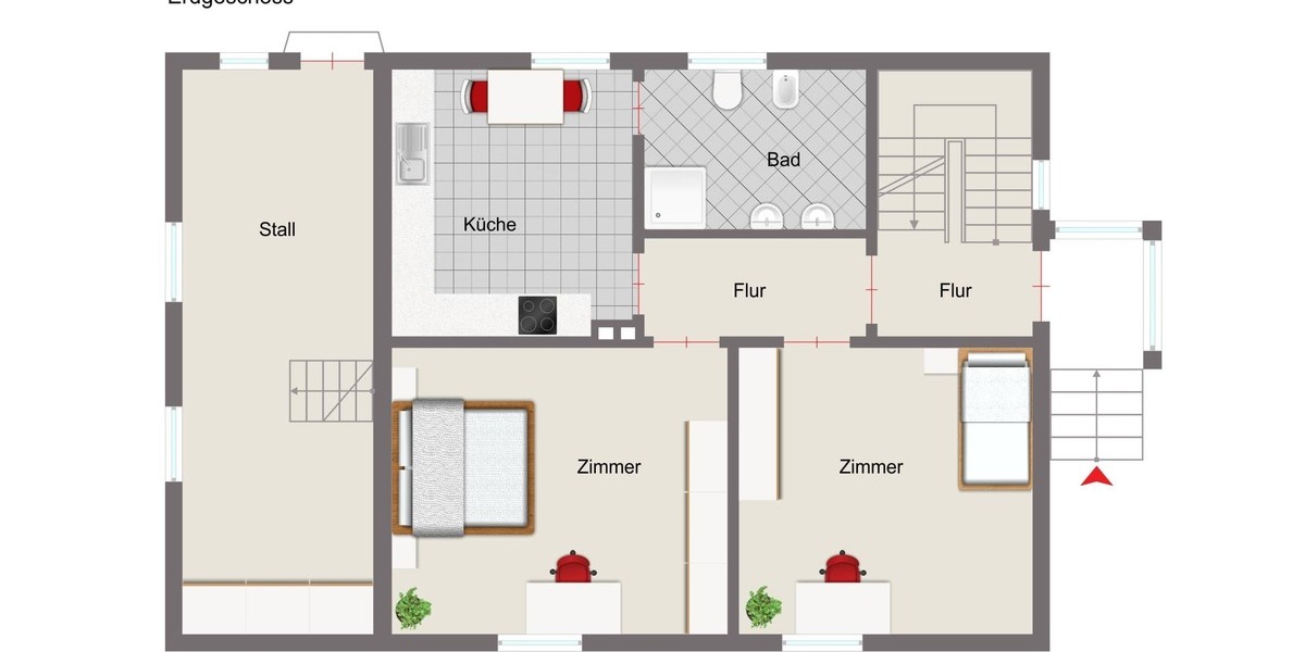Mit großem Garten, Stall und Garage - Einfamilienhaus Goslar Jerstedt | Angebot:25361950