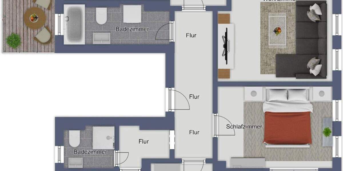 Etagenwohnung Braunschweig Östliches Ringgebiet - 4 Zimmer, 114 m&sup2;, 619.000&euro; | Angebot:25733396