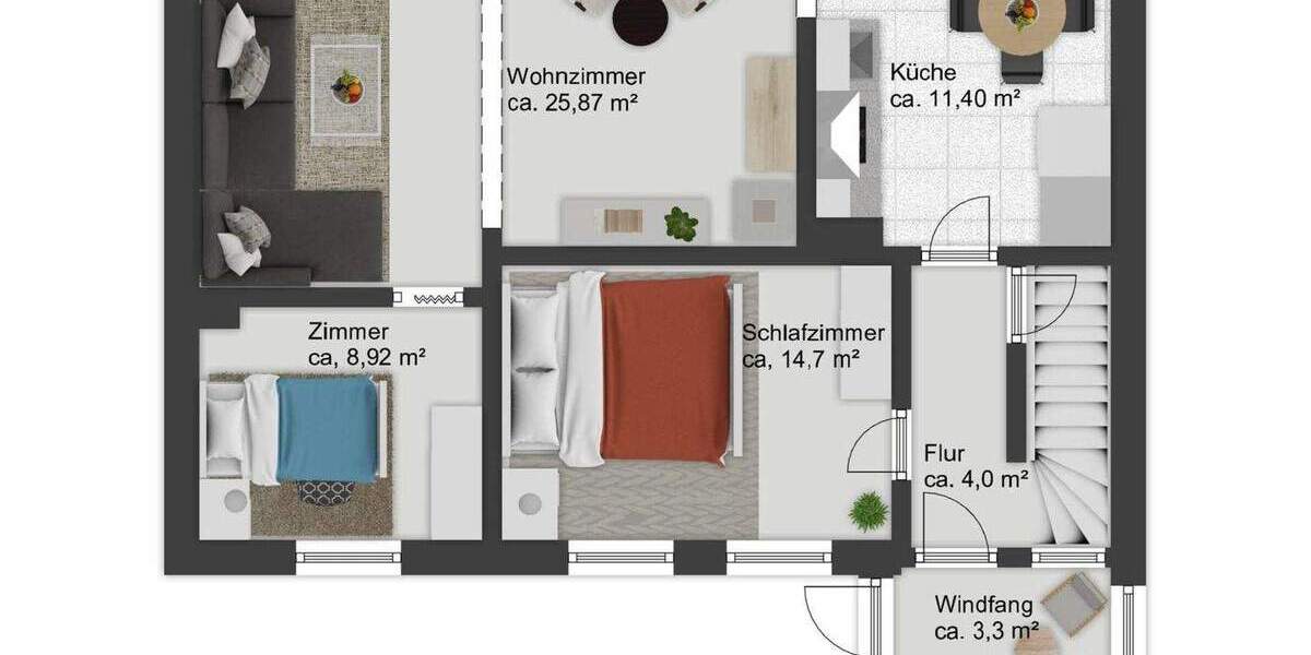 Einfamilienhaus Salzgitter Thiede - 6 Zimmer, 118 m&sup2;, 225.000&euro; | Angebot:25666832